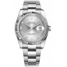 Rolex Datejust 36 Silver Roman Numeral Dial Watch 116234-SLVRFO Rolex Datejust 36 Silver Roman Numeral Dial Watch 116234-SLVRFO